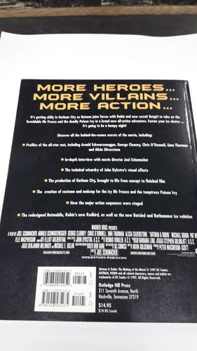 Batman Y Robin- Making Of The Movie- Libro De La Pelicula