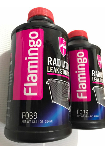 Imagen 2 de 3 de Sellador De Fugas Radiador Leak. Stopper Flamingo 354 Ml