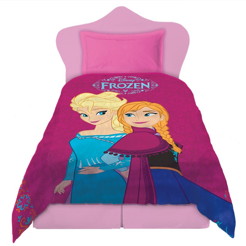 Frazada Simil Piel Disney Piñata 1 1/2 Plazas 160x220 Frozen