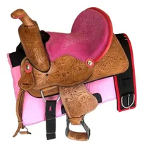 Comprar Sela Pu002F Três Tambores Infantil Rosa + Manta Quarto De Milha