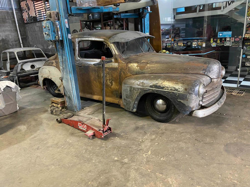 Ford Coupe 47 Rat Rood Hot 6cc Ar Dir Tudor Nao V8 Dodge4100