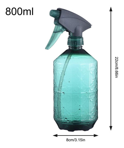 Botella De Spray De Agua Para Plantas Regadera De 800 Ml Par