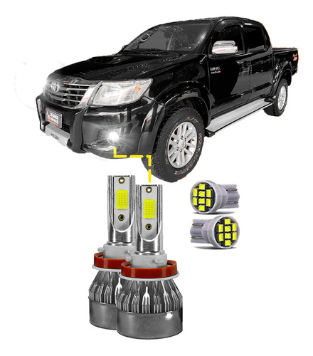 Lampada Super Led Para Farol De Milha Toyota Hilux 2015 2016