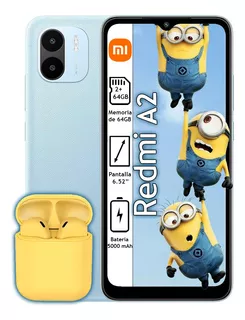 Celular Xiaomi Redmi A2 64gb Dual Sim 2gb Ram 5000 Mah + Kit