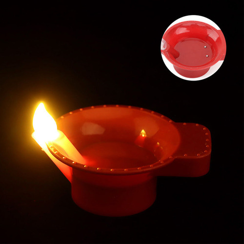 Vela Flotante Led De Simulación De Luz Nocturna 3d Water Sen