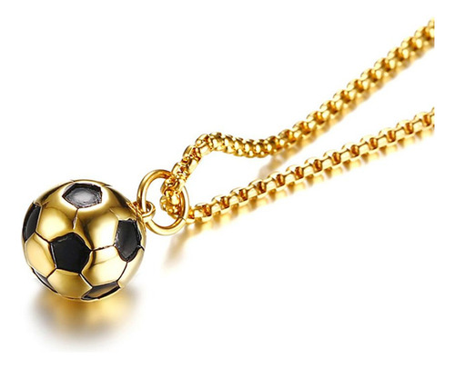 V Cadenas De Suéter Con Colgante De Fútbol De 1 Pieza