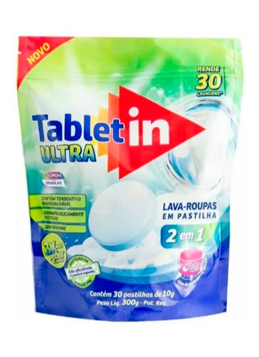 Tabletin Ultra Lava-roupas Em Pastilhas 2x1