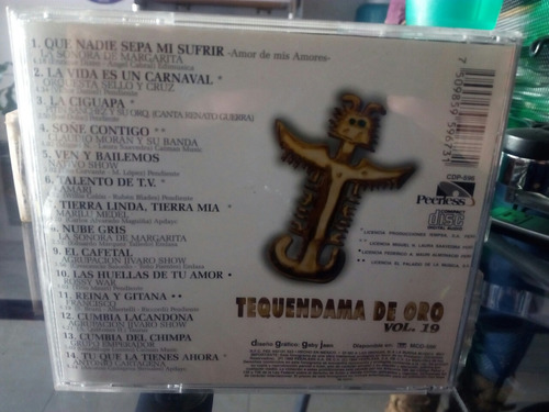 Cd Tequendama De Oro Vol. 19 Exitos Peerless Sonidero 1999 (Usado)