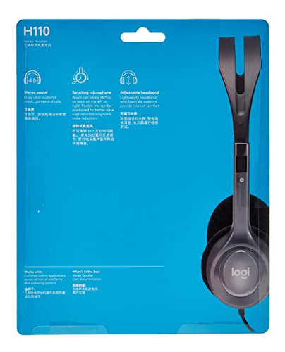 Auriculares Logitech H110 Para Pc
