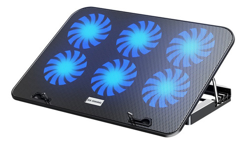 Base Cooler Enfriador Notebook 6 Ventiladores Control  