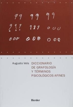 Diccionario De Grafologia Y Terminos Psicologicos Afines -
