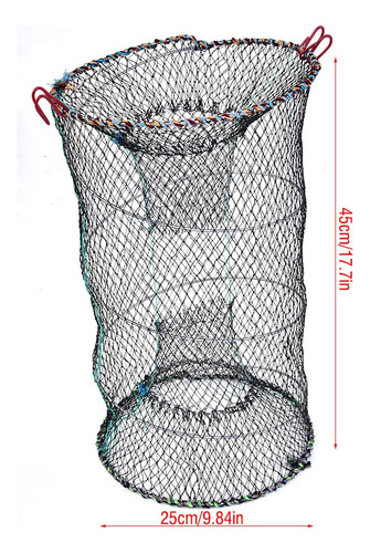 . Jaula Robusta, Plegable Y Portátil Para Cangrejos, Jaula