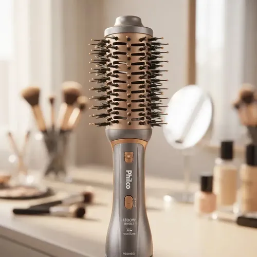 Escova Secadora Philco Pes19sg 3 Acessórios 1300w Cor Prata