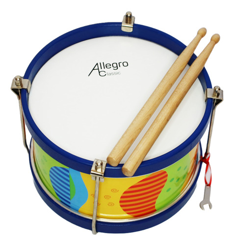 Tamborín Para Niños 8'' Diseño Multicolor All-tk-d Allegro