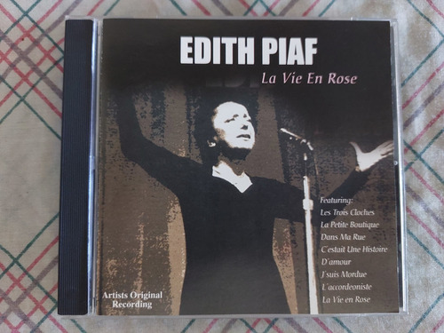 Edith Piaff - La Vie En Rosa Cd (2004) Éxitos Francés 