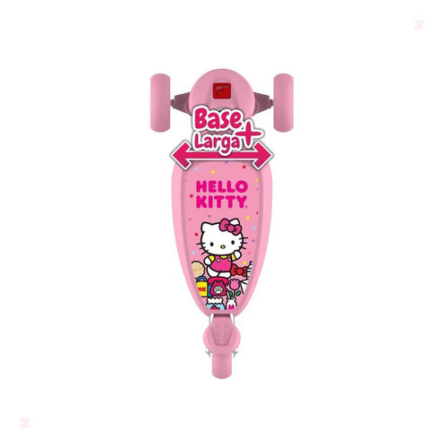 Patinete Skatenet Hello Kitty Bandeirante