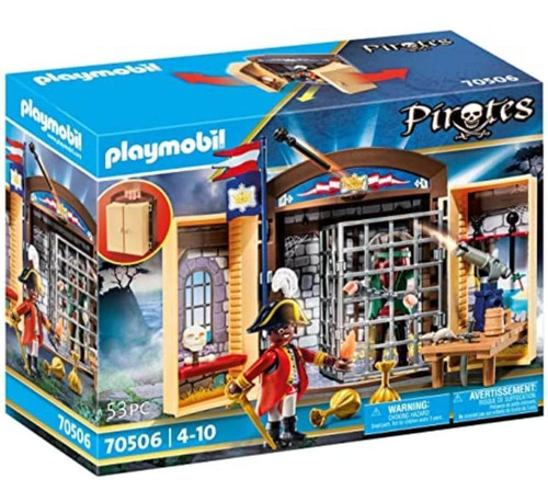 Playmobil Caixa De Jogo De Aventura Pirata - 70506 Quantidade de peças 53