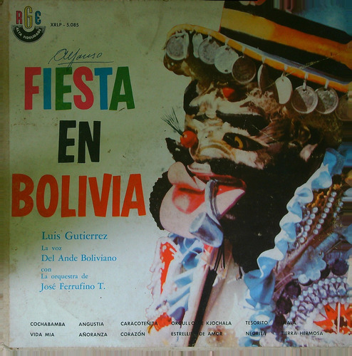  Fiesta En Bolivia Luis Gutierrez Lp Ricewithduck