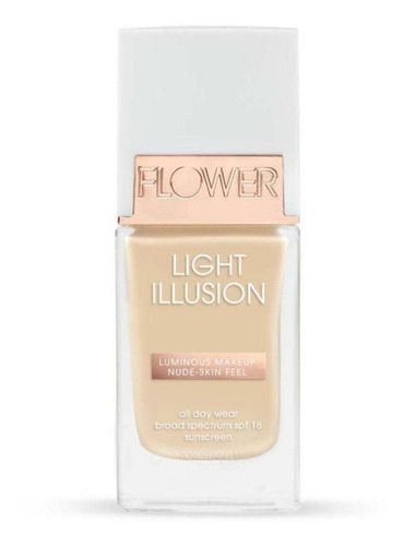 Base De Maquillaje Flower Light Ilusion 30 Ml / Factor Spf18