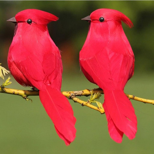 Modelo De Pájaros Artificiales Decoración Jardin