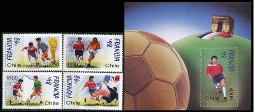 Mundial Fútbol - Chile - Serie + Block Mint 