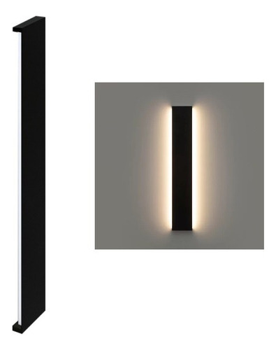22x Luminária Arandela Linear Uso Externo Led 20w 60cm Ip65