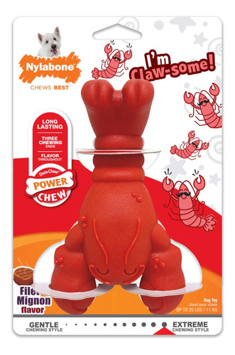 Nylabone Juguete Para Perros Hueso Lobster Langosta 11 Kg