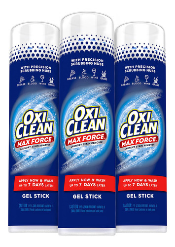 Oxiclean Max Force Gel 6.2oz, Paquete De 3