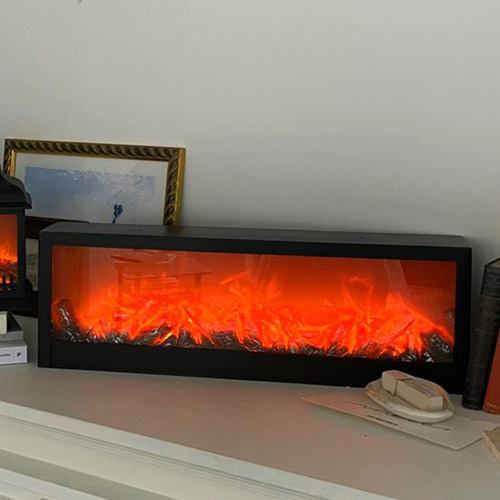 Farol De Chimenea Led Rectangular Para Decoración Del