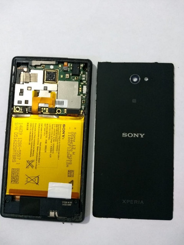 Sony Xperia M2 D2403 Com Atela Quebrada E Conector De Garga