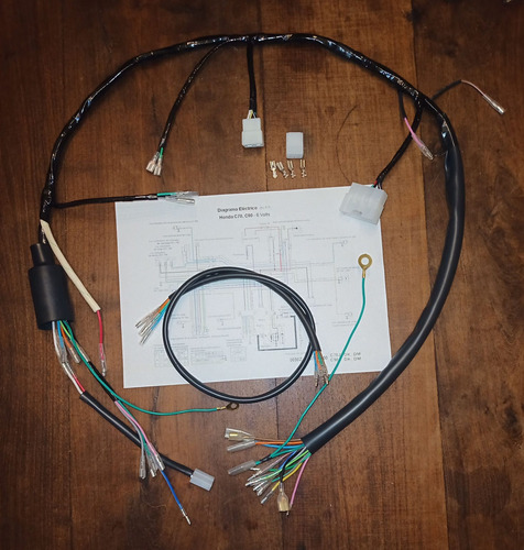 Instalacion Electrica Cableado C 90 Econo Honda 89 Al 93 Bkz