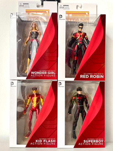 New 52 Titanes Red Robin, Superboy, Kid Flash Y Wonder Girl
