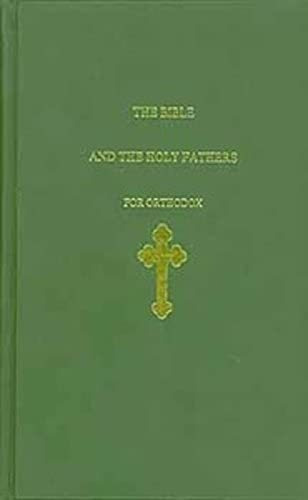 Libro The Bible And The Holy Fathers For Orthodox-inglés&..