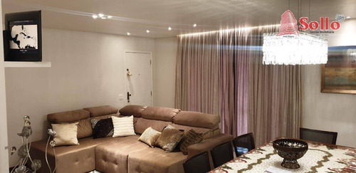 Imagem 1 de 30 de Apartamento Com 3 Suítes, 140m² - Vila Milton - Guarulhos/sp - Ap0582