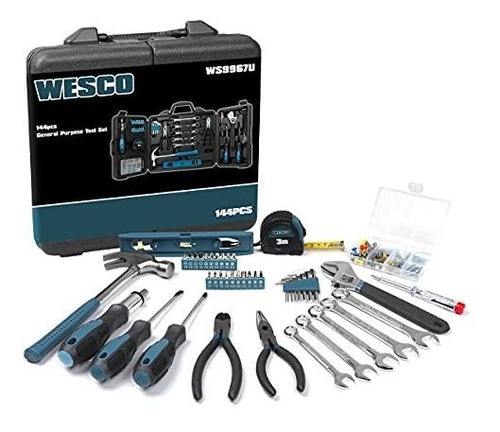 Kit De Herramientas Eléctricas Wesco 144 Piezas