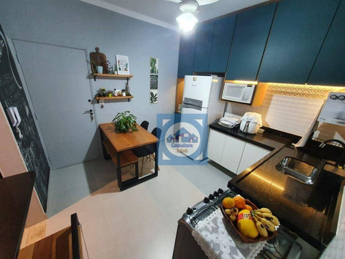 Imagem 12 de 20 de Apartamento Com 1 Dormitório À Venda, 51 M² Por R$ 380.000,00 - Embaré - Santos/sp - Ap6150