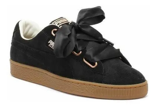 Tenis Puma Basket Heart Patent Black Cuotas sin inter s
