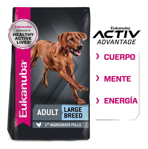 Imagen 1 de 1 de Despacho A Todo Chile - Eukanuba Adult Large 15kg.