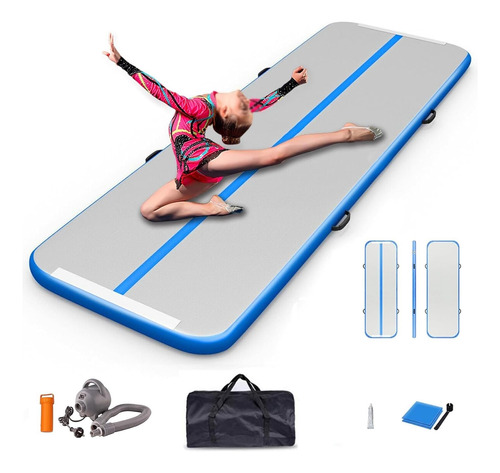 Tapete Inflable 3 Mts Air Mat Para Casa Niñas Gimnasia Danza