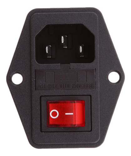 Enchufe Toma De Corriente Iec320 C14 3 Pin Para Computadoras