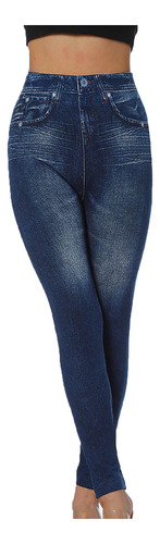 Pantalones De Mujer W, De Imitación De Mezclilla, Estilo Cap
