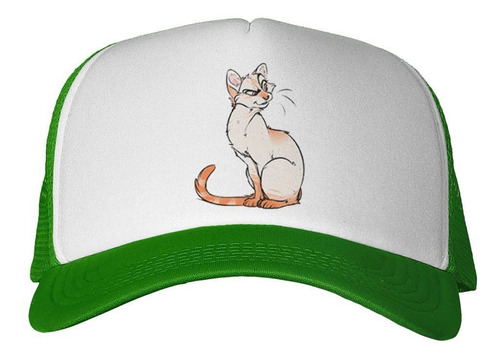 Gorra Gato Naranja Dibujo