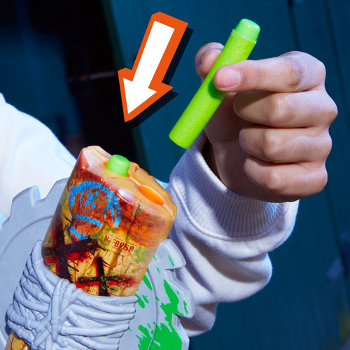 Lanzador Nerf Zombie Strikeout Naranja
