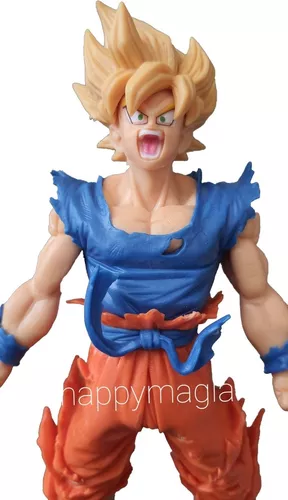 Boneco Dragon Ball Z Goku Super Saiyajin Grande Cabelo Loiro - Super Size -  Colecionáveis - Magazine Luiza