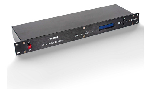 Interfaz Artnet Dmx 8 Canales Rack 19 Pulgadas Control Ilumi Color