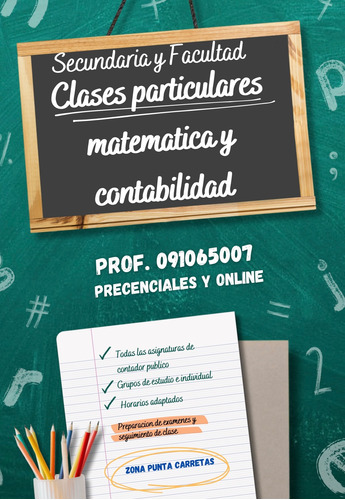 Clases De Contabilidad Y Matematicas