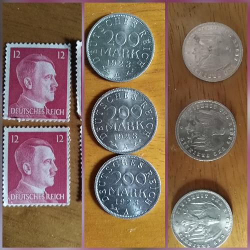 Monedas Alemanas Año 1.923 . Mark 200 Deutsches Reich 