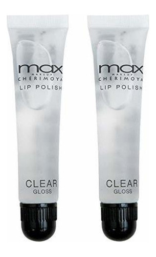 Cherimoya Max Maquillaje Esmalte De Labios Transparente (2 P