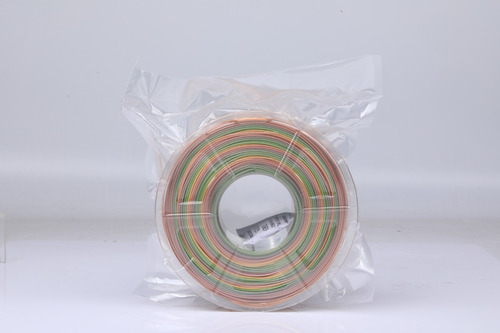 Imagem 4 de 4 de Filamento Pla + Silk Rainbow 02 - Impressora 3d Reprap3d