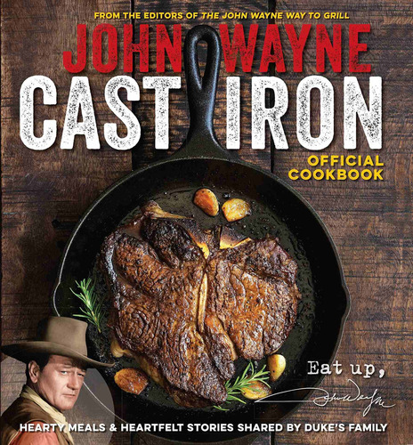 Libro John Wayne Cast Iron Official Cookbook Nuevo